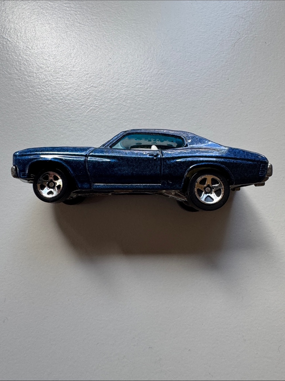 Hot Wheels Chevelle SS Blue Car